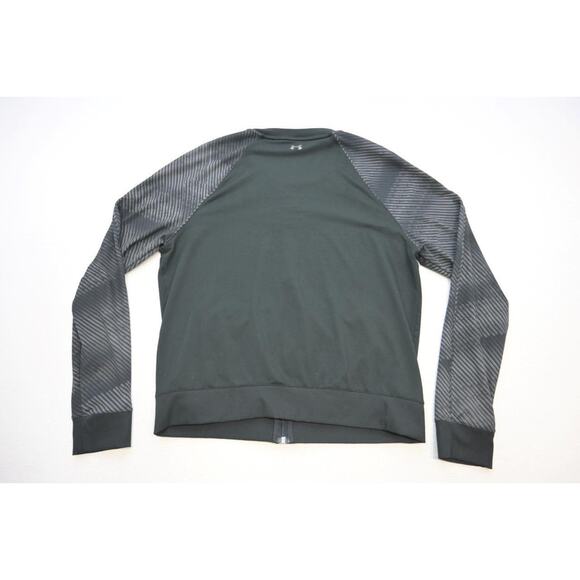 Under Armour Full Zip Athletic Jacket Black Womens Size XL - Picture 7 of 7